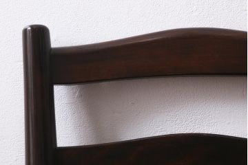 中古　松本民芸家具　シックな空間におすすめのラダーバックチェア(ダイニングチェア、椅子)(R-039808)