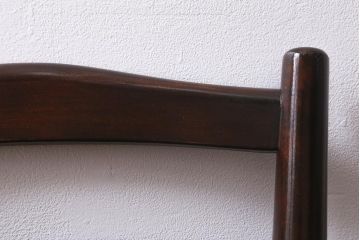 中古　松本民芸家具　シックな空間におすすめのラダーバックチェア(ダイニングチェア、椅子)(R-039808)