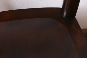 中古　松本民芸家具　シックな空間におすすめのラダーバックチェア(ダイニングチェア、椅子)(R-039808)