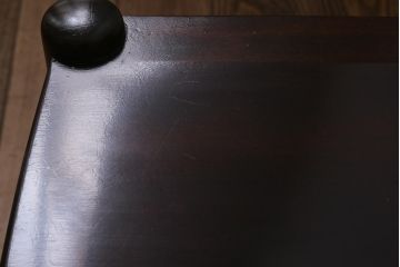 中古　松本民芸家具　シックな空間におすすめのラダーバックチェア(ダイニングチェア、椅子)(R-039808)