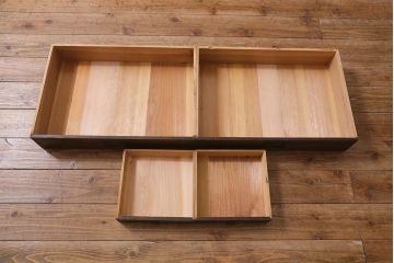 リメイク家具　和製アンティーク　大正期　天板・脚付きリメイク!　渋い雰囲気漂うテレビ台(収納棚、戸棚、リビングボード)(R-039812)