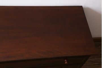 中古　松本民芸家具　E-33型　落ち着きのある色味が素敵なローチェスト(ローボード、引き出し、テレビボード)(R-039815)