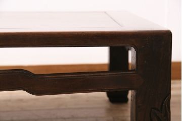 アンティーク家具　和製アンティーク　大正昭和初期　古いものならではの風合いが趣溢れる座卓(ローテーブル)(R-039846)