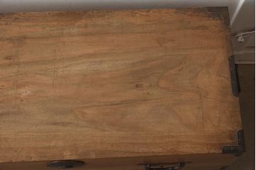 アンティーク家具　大正期　前面桐材　シンプルな丸金具がアクセントの衣裳箪笥(引き出し、和タンス、ローチェスト、桐箪笥、桐たんす)(R-039847)