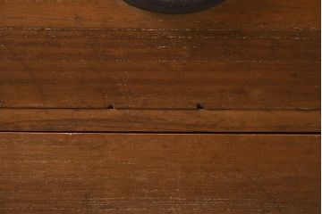 アンティーク家具　大正期　前面桐材　シンプルな丸金具がアクセントの衣裳箪笥(引き出し、和タンス、ローチェスト、桐箪笥、桐たんす)(R-039847)