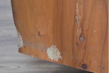 アンティーク家具　和製アンティーク　大正昭和初期　シンプルなデザインが取り入れやすい重ね箪笥(時代箪笥、ローボード、テレビ台)(R-039857)