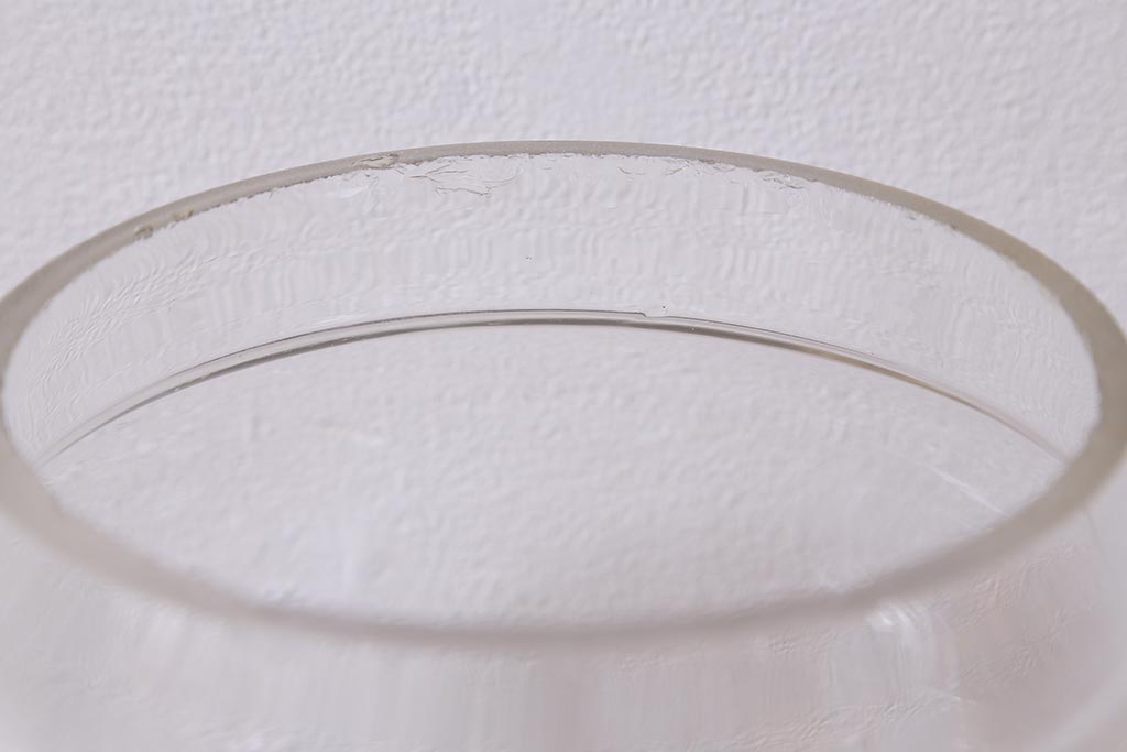 レトロ雑貨　昭和レトロ　丸いフォルムが可愛らしい地球瓶(ガラス瓶、ガラスビン)(R-039877)