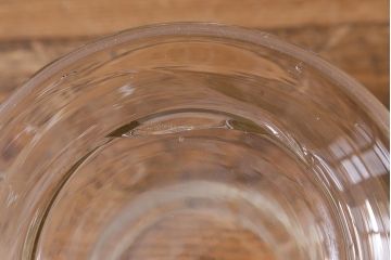 レトロ雑貨　昭和レトロ　丸いフォルムが可愛らしい地球瓶(ガラス瓶、ガラスビン)(R-039877)