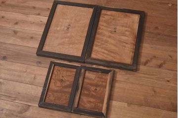 アンティーク家具　工芸家具　三方ケヤキ材　美しい玉杢が堪能できる上手物の茶棚(収納棚、戸棚)(R-039880)
