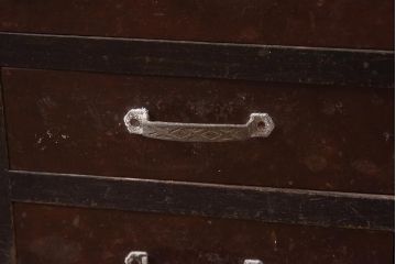 アンティーク家具　シックなデザインがおしゃれなライティングビューロー(デスク、在宅ワーク、在宅用簿記机)(R-039889)