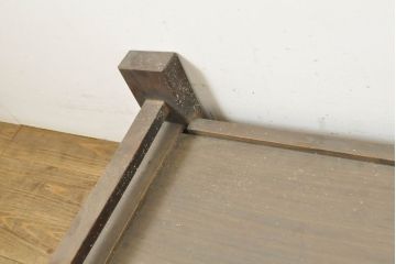 アンティーク家具　明治大正期　総ケヤキ材　大振りなサイズのシンプルな置き床(飾り台、棚)(R-039893)