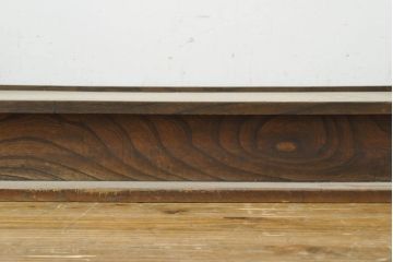 アンティーク家具　明治大正期　総ケヤキ材　大振りなサイズのシンプルな置き床(飾り台、棚)(R-039893)