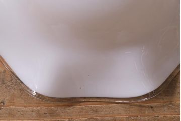 ヴィンテージ照明　イギリスビンテージ　上品なフリルシェードのペンダントライト(ランプシェード、天井照明、吊り下げ照明)(R-039919)