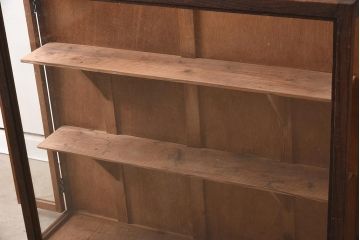 アンティーク家具　和製アンティーク　昭和初期　レトロな空間作りにおすすめなカウンターガラスケース(陳列棚、ショーケース)(R-039925)