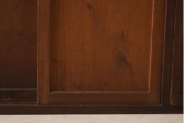 アンティーク家具　和製アンティーク　昭和初期　レトロな空間作りにおすすめなカウンターガラスケース(陳列棚、ショーケース)(R-039925)