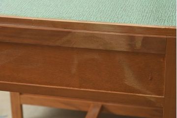 アンティーク家具　和製アンティーク　昭和中期　ブナ材　ノスタルジックな雰囲気漂う片袖デスク(片袖机、在宅ワーク、在宅用ワークデスク)(R-039928)