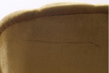 ヴィンテージ家具　北欧ビンテージ　チーク材製　レトロで可愛らしいフォルムが魅力の1人掛けソファ(アームソファ、1Pソファ)(R-039935)