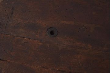 ヴィンテージ家具　アイアンフレーム　ジャンクな雰囲気が魅力の作業台(鉄脚テーブル、ビンテージ)(R-039938)