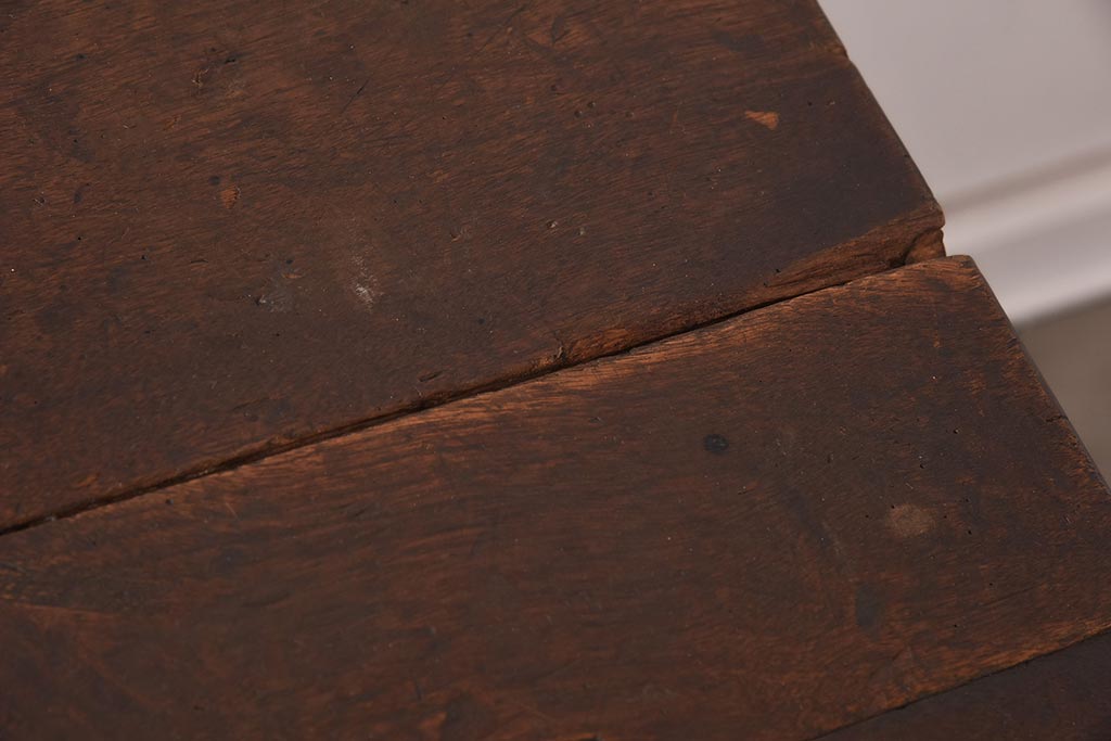 ヴィンテージ家具　アイアンフレーム　ジャンクな雰囲気が魅力の作業台(鉄脚テーブル、ビンテージ)(R-039939)