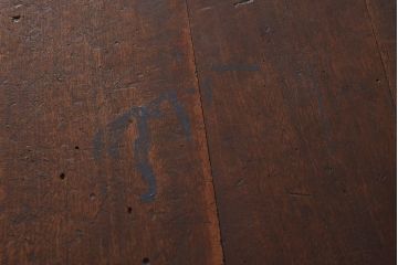 ヴィンテージ家具　アイアンフレーム　ジャンクな雰囲気が魅力の作業台(鉄脚テーブル、ビンテージ)(R-039940)