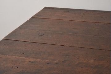 ヴィンテージ家具　アイアンフレーム　ジャンクな雰囲気が魅力の作業台(鉄脚テーブル、ビンテージ)(R-039940)