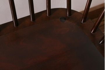 中古　松本民芸家具　#513型　3人掛け　長ウィンザーチェア(三人掛ベンチ、長椅子、ウインザーチェア)(R-039942)