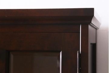 中古　北海道民芸家具　#115　落ち着きのある佇まいが魅力のブックケース(本箱、収納棚、戸棚)(R-039944)