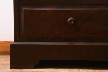 中古　北海道民芸家具　#115　落ち着きのある佇まいが魅力のブックケース(本箱、収納棚、戸棚)(R-039944)