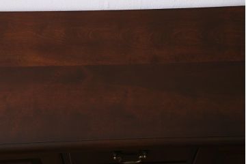 中古　松本民芸家具　クラシカルなデザインがおしゃれなA型ドレッサー(サイドボード、キャビネット)(定価約36万円)(R-039952)