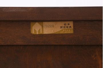 中古　松本民芸家具　クラシカルなデザインがおしゃれなA型ドレッサー(サイドボード、キャビネット)(定価約36万円)(R-039952)