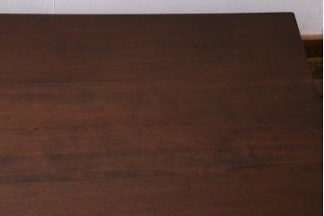ビンテージ家具　松本民芸家具　ペイントでモダンに仕上がったT.K型座卓(ローテーブル)(R-039953)