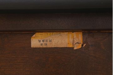 ビンテージ家具　松本民芸家具　ペイントでモダンに仕上がったT.K型座卓(ローテーブル)(R-039953)