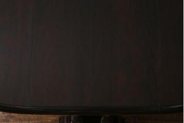 中古　松本民芸家具　脚のデザインがシックな27型バタフライ卓(ドロップリーフテーブル、ダイニングテーブル)(定価約19万円)(R-039954)