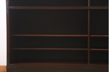 中古　筑後民芸家具　脚付リメイク　和モダンスタイルを高めるサイドボード(戸棚、キャビネット)(R-039955)