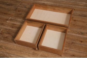 ヴィンテージ家具　松本民芸家具　F型　シックなデザインの高級感漂う食器棚(カップボード、飾り棚、収納棚、本箱、ビンテージ、サイドボード、サイドキャビネット、上下バラ売り可能)(R-039957)