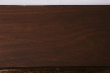 アンティーク家具　古材一枚板リメイク　ラワン材　空間をお洒落に演出する鉄脚テーブル(コンソールテーブル、作業台)(R-039964)