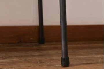 アンティーク家具　古材一枚板リメイク　ラワン材　空間をお洒落に演出する鉄脚テーブル(コンソールテーブル、作業台)(R-039964)