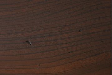 アンティーク家具　明治大正期　ケヤキ一枚板　古材をリメイクした鉄脚テーブル(コンソールテーブル、作業台)(R-039974)