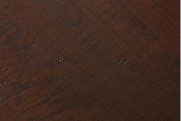 アンティーク家具　リメイク　栃の木一枚板　古材を活かした鉄脚テーブル(ダイニングテーブル、カフェテーブル、作業台)(R-039975)