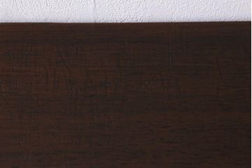 アンティーク家具　古材一枚板リメイク　ラワン材を活かしたシンプルな鉄脚テーブル(コンソールテーブル、作業台)(R-039977)