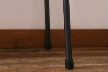 アンティーク家具　古材一枚板リメイク　ラワン材を活かしたシンプルな鉄脚テーブル(コンソールテーブル、作業台)(R-039977)