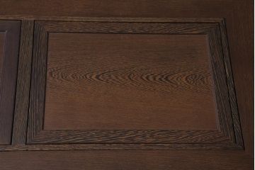 中古　最高級品　鉄刀木(タガヤサン)無垢材　内部が銅製の関西火鉢(ローテーブル、長火鉢、座卓、リビングテーブル、囲炉裏)(R-039981)