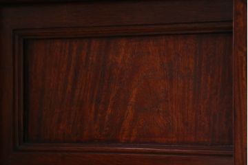ヴィンテージ家具　カリン材　象嵌入りが珍しい!優美な佇まいの飾り棚(茶棚、収納棚、ビンテージ、花梨材)(R-039984)