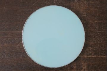 昭和レトロ　箱付き　風景　ガラストレー1枚・ガラスコースター6枚セット(コップ敷き)(R-039987)