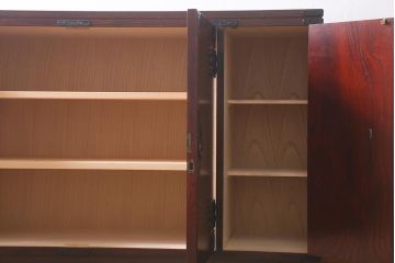 リメイク家具　伝統民芸　岩谷堂箪笥　和箪笥と収納棚の2wayが魅力の脚付サイドボード(衣装箪笥、収納棚)(R-040006)