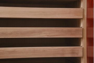 リメイク家具　伝統民芸　岩谷堂箪笥　和箪笥と収納棚の2wayが魅力の脚付サイドボード(衣装箪笥、収納棚)(R-040006)