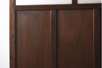 アンティーク家具　ダイヤガラス　レトロな雰囲気漂う大ぶりなつい立て(衝立、パーテーション)(R-040014)