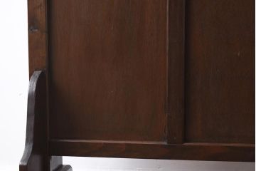 アンティーク家具　ダイヤガラス　レトロな雰囲気漂う大ぶりなつい立て(衝立、パーテーション)(R-040014)