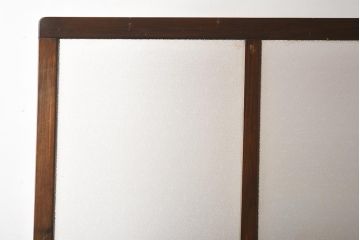アンティーク家具　ダイヤガラス　レトロな雰囲気漂う大ぶりなつい立て(衝立、パーテーション)(R-040014)