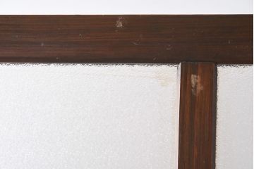 アンティーク家具　ダイヤガラス　レトロな雰囲気漂う大ぶりなつい立て(衝立、パーテーション)(R-040014)